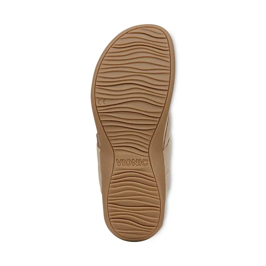 Bella Braid Toe Post Sandal Gold Shimmer Leather