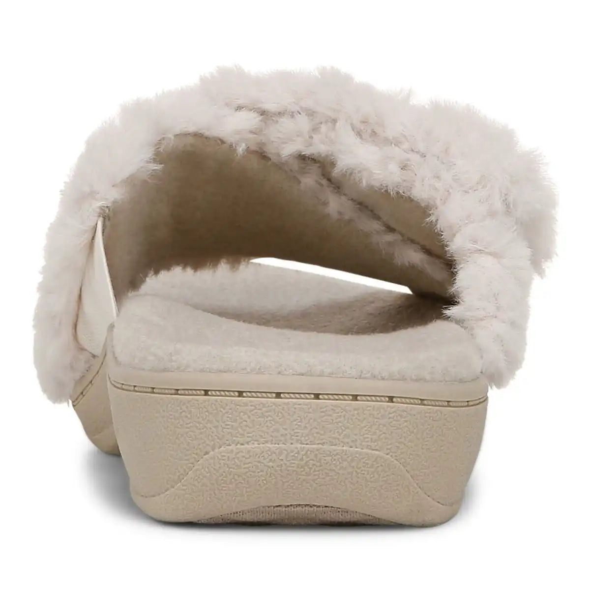 Relax II Slippers Off White Fur