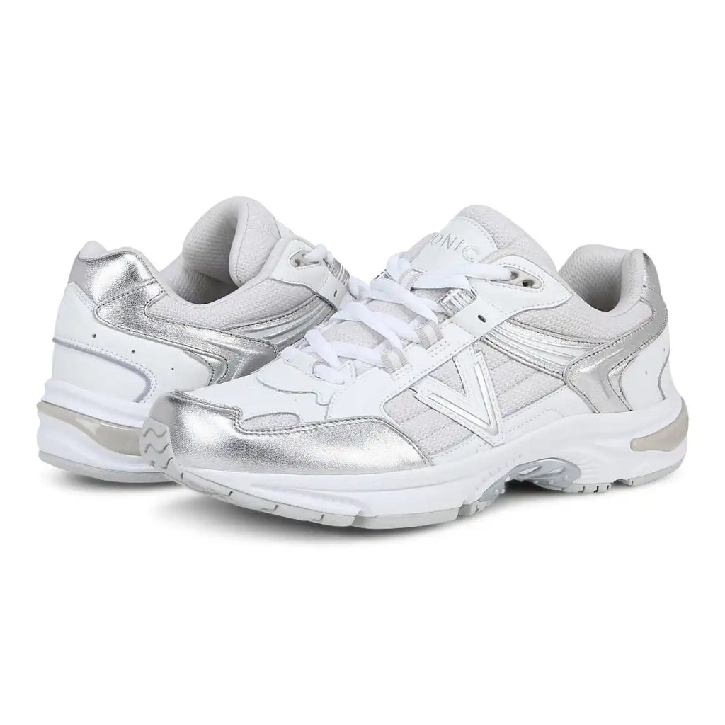 23Walk 2.0 Sneaker White Silver Leather
