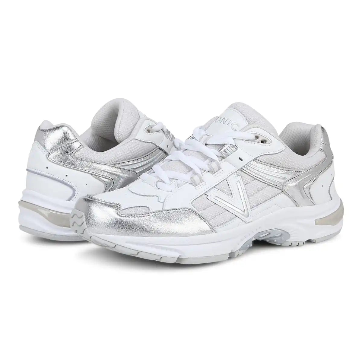 23Walk 2.0 Sneaker White Silver Leather