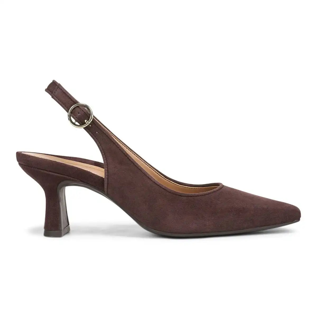 Perris Slingback Heel Cafe Noir Suede